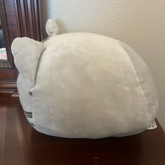 Squishmallows Tally the Gray Cat Plush with Pink Accents stackable - Picture 3 of 8